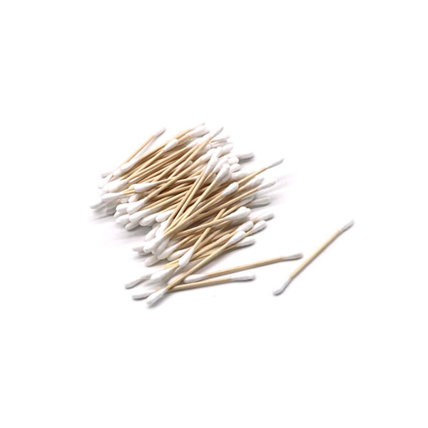 Bamboo Cotton Buds (100 Sticks) + Bamboo Charcoal Brush