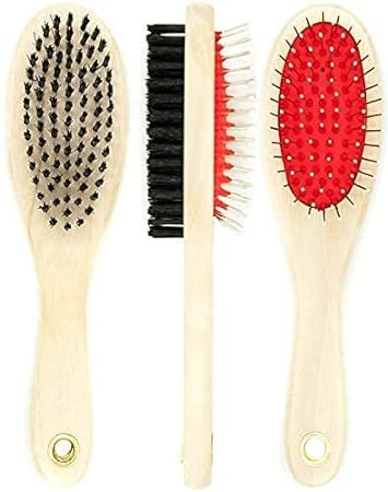 Bamboo Deshedding Brush for Dogs and Cat