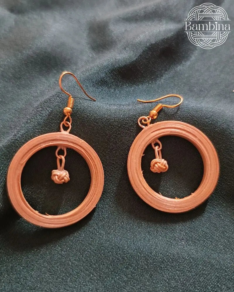 Bead Ring Earrings