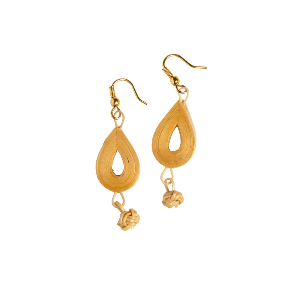 Droplets With Bead Earrings Earrings