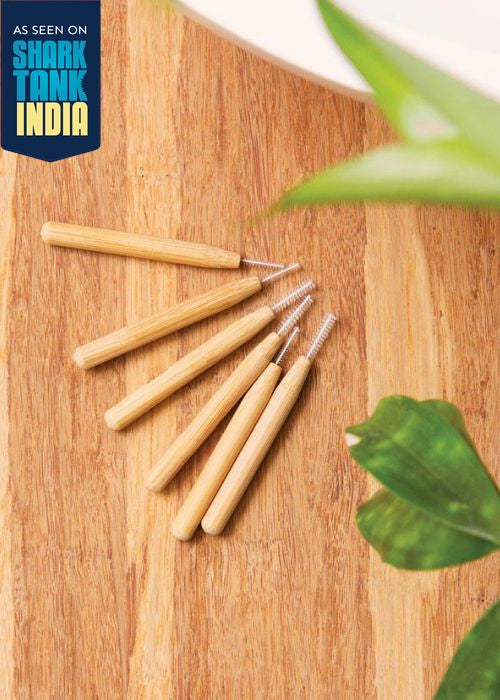 Bamboo Interdental Brushes (4 Pack)