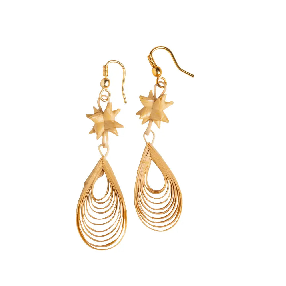 Juhi With Quill Drop Earrings