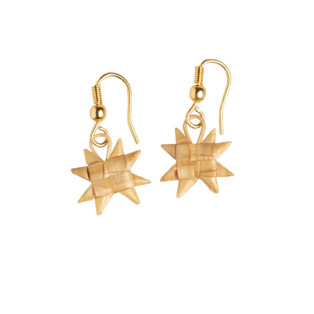 Single Flat Star Earrings